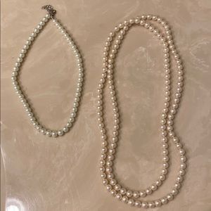 Pearl necklaces